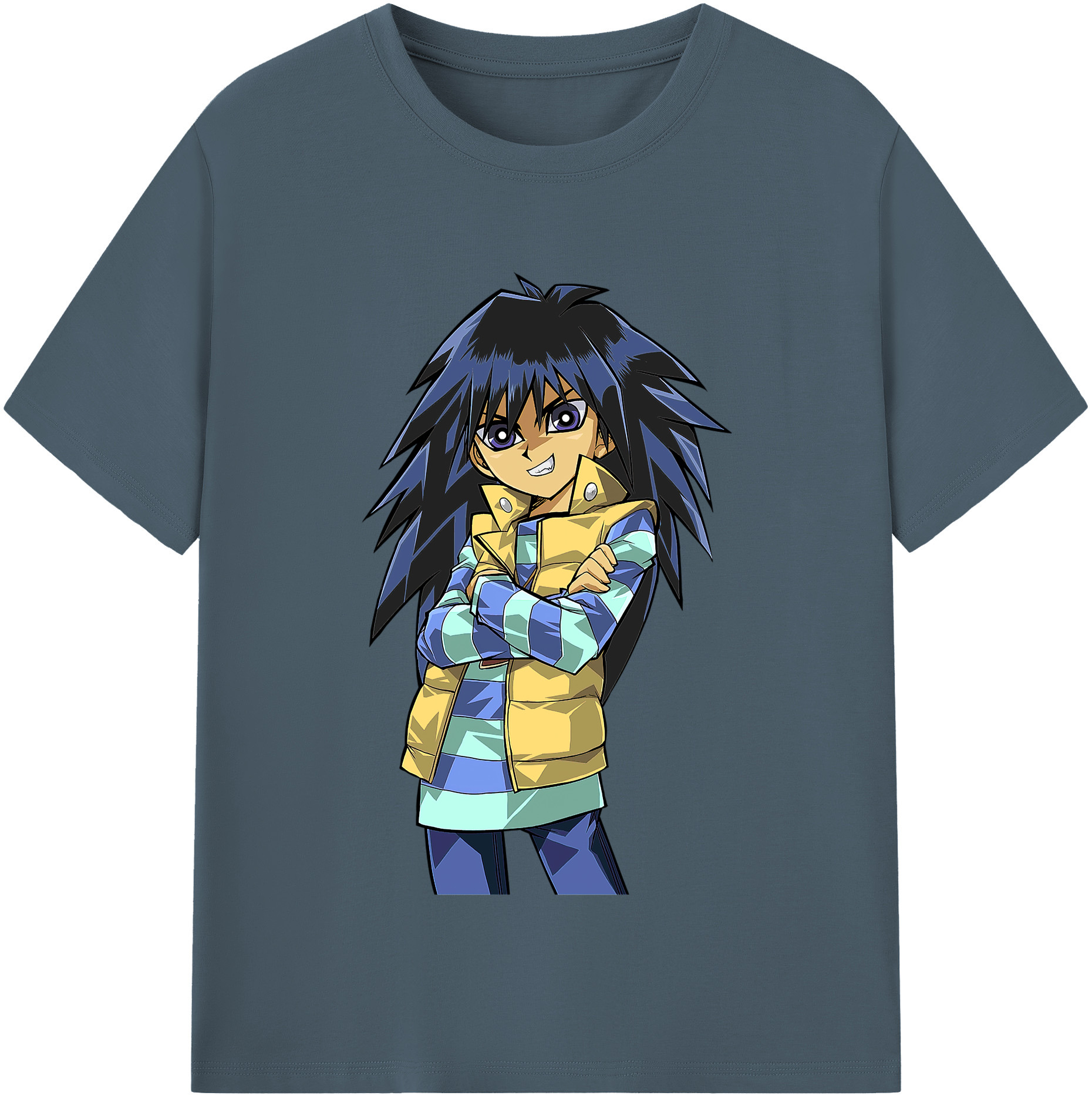 （画像用） 遊☆戯☆王 Yu-Gi-Oh! 綿100％半袖Tシャツ（フロントプリント）